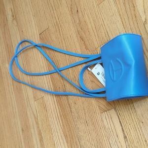 Telfar small cerulean shipping bag